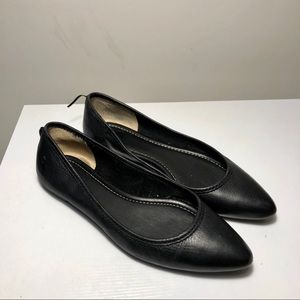 Frye leather flats size 7.5